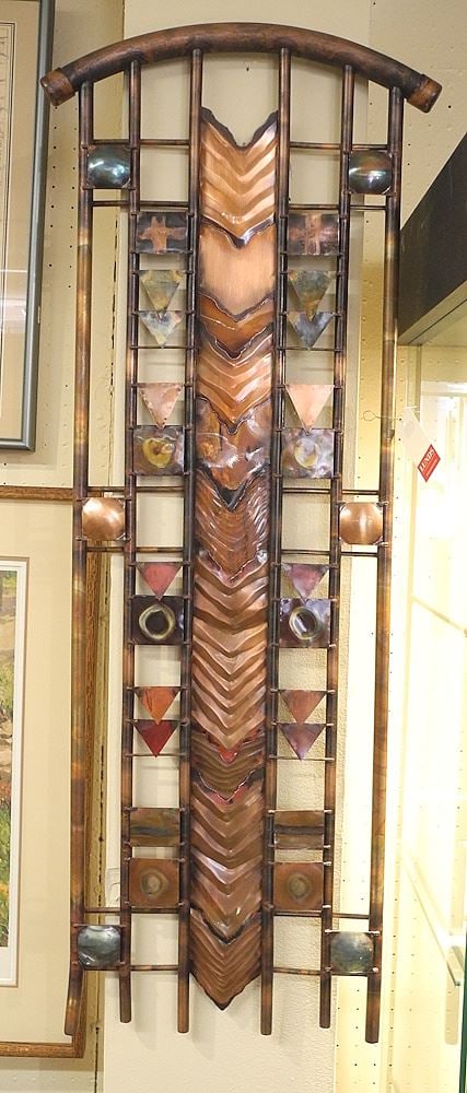 Vintage 1980's Copper Wall Hanging, 41 1/2"h. (1 of 1)