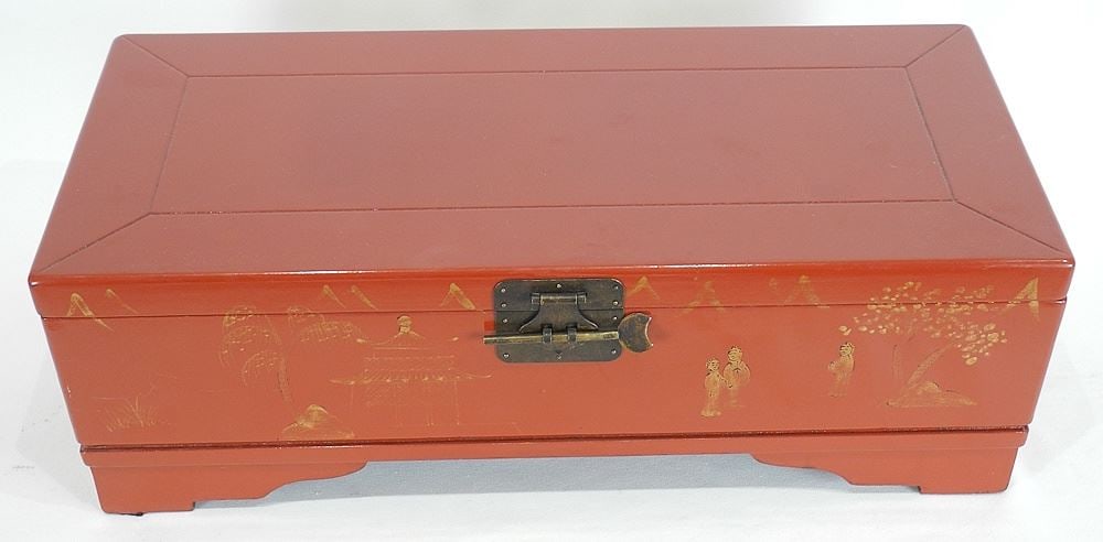 Bombay Co. Cased Mah Jong Set, 20 1/2"w. - 5