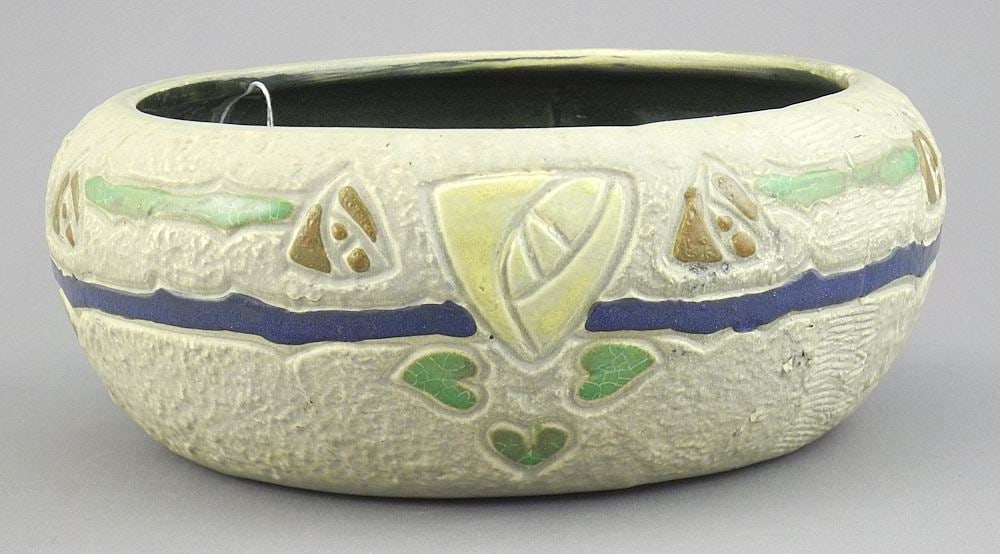 Roseville Mostique Low Bowl, 3"h.: Roseville Mostique Low Bowl, 3"h.