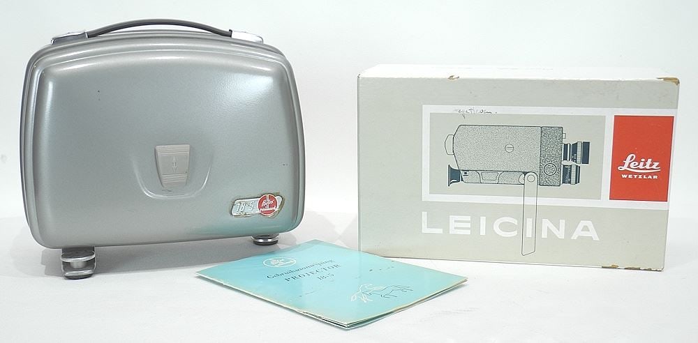 Leitz Leicina 85-18015 Film Camera with Original Box & Bolex Paillard 18-5 Projector. (1 of 7)