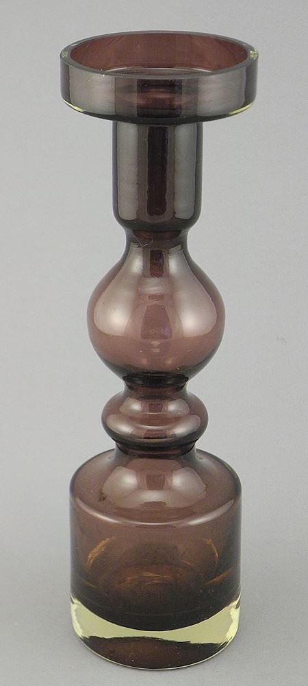 Riihimaen Lasi Oy "Pompadour" Vase, Nanny Still C. 1966, 8 3/4"h. (1 of 2)