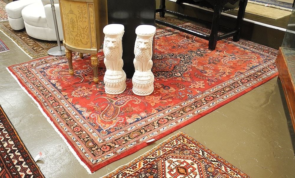 Hand Knotted Carpet Approximately 7' x 10'8". (1 of 5)