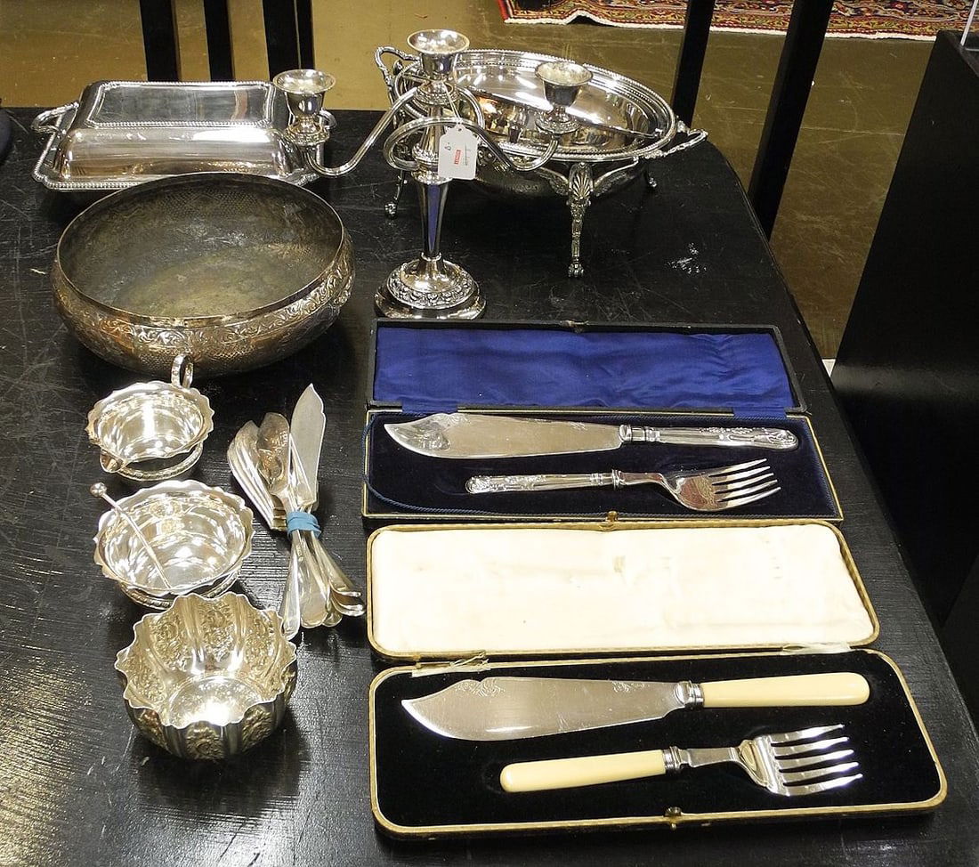 Collection of Various Silver Plated Items. (1 of 3)