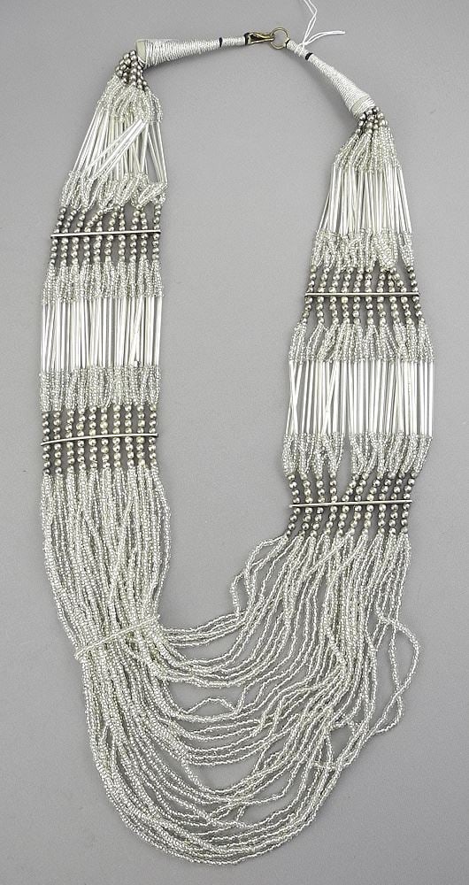 Elaborate Hand Beaded Necklace, 25 1/2"L. (1 of 1)