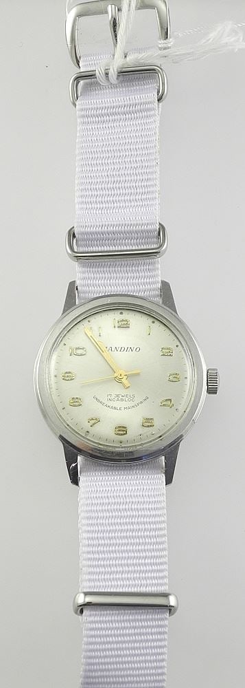 Vintage Candino Wristwatch with Later Strap, 32mm. (1 of 3)