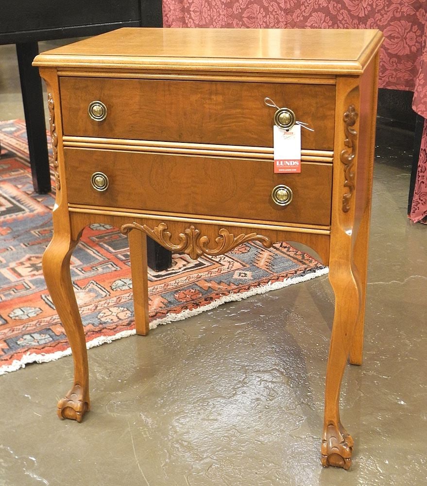 Mahogany Flatware Chest, 26 1/4"h. (1 of 2)