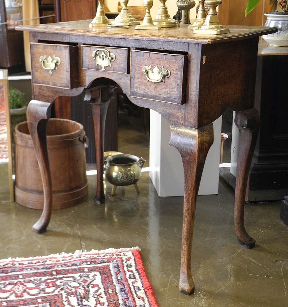 Georgian Oak Low Boy, 29"h.: Georgian Oak Low Boy, 29"h.