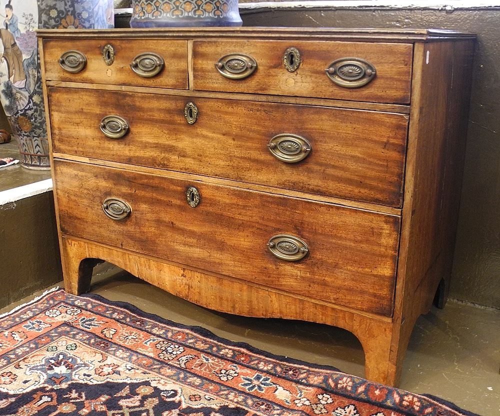 Early 19th C. Mahogany Chest of Drawers, 27 7/8"h. (1 of 5)