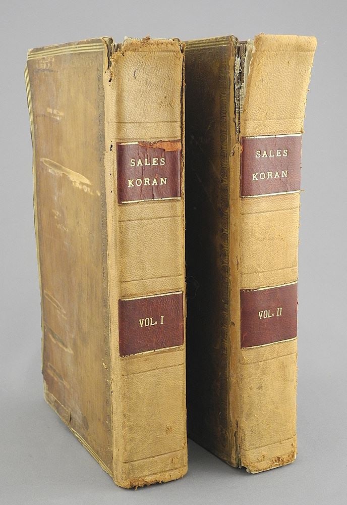 Book: Sales/Koran/London 1825/ Two Volumes with Plates.: Book: Sales/Koran/London 1825/ Two Volumes with Plates.