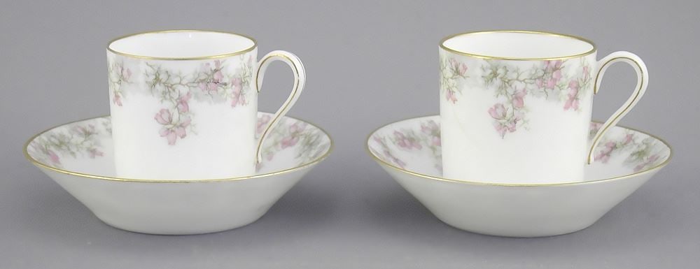 Twelve RL Limoges France Demitasse Cups & Saucers. (1 of 3)