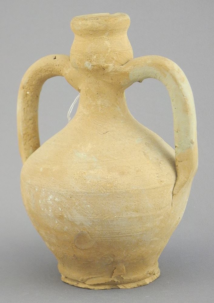 Roman Terracotta Vase, Dug up in the Hague 1924. (1 of 4)