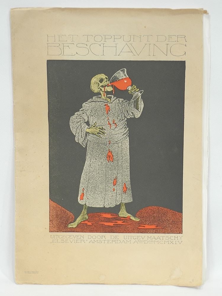 Print Folio: "Het Toppunt Der Beschaving" Louis Raemaekers, Amsterdam 1914.: Print Folio: "Het Toppunt Der Beschaving" Louis Raemaekers, Amsterdam 1914.