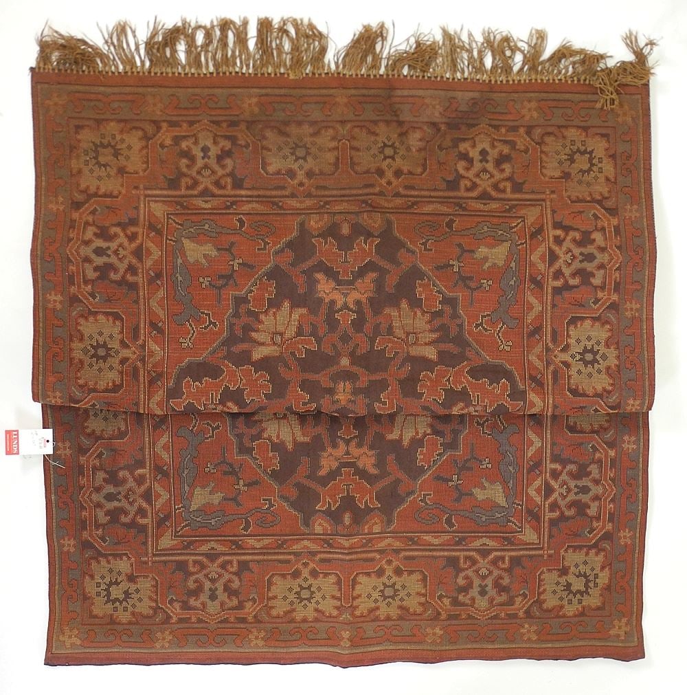 Antique Textile Panel Approximately 60 x 38". (1 of 4)