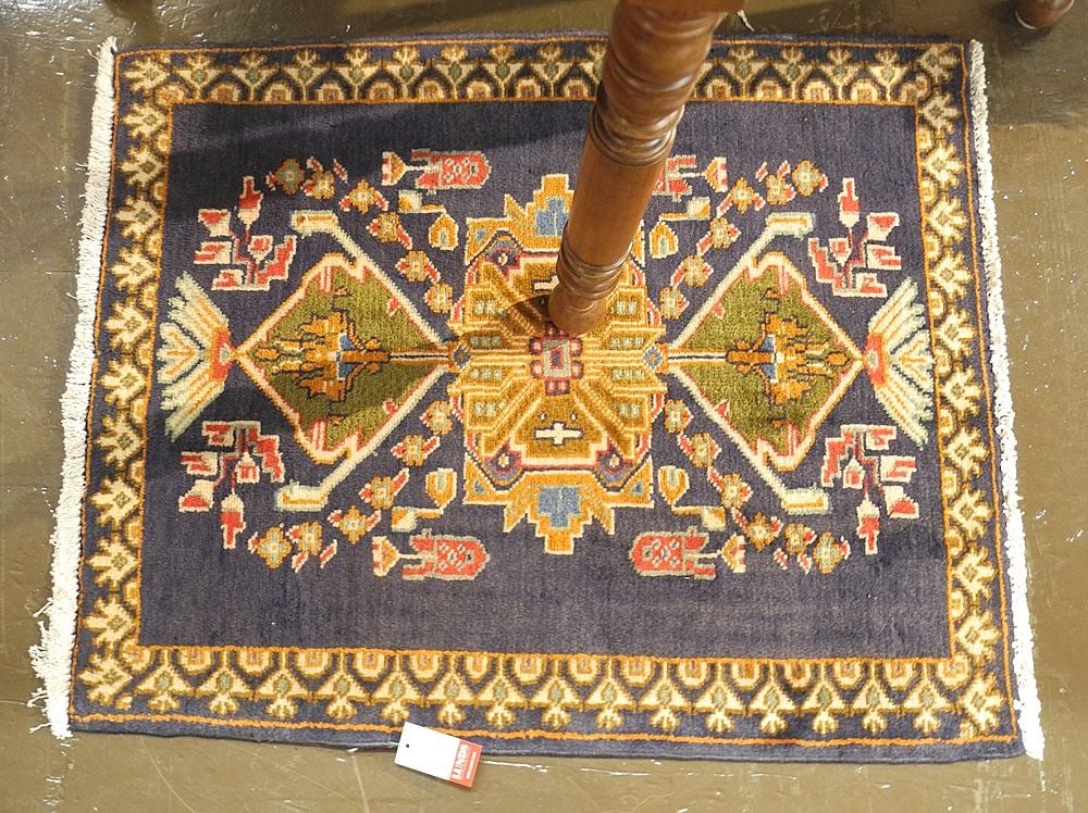 Ardabil Runner Approximately 2'5" x 3'. (1 of 1)