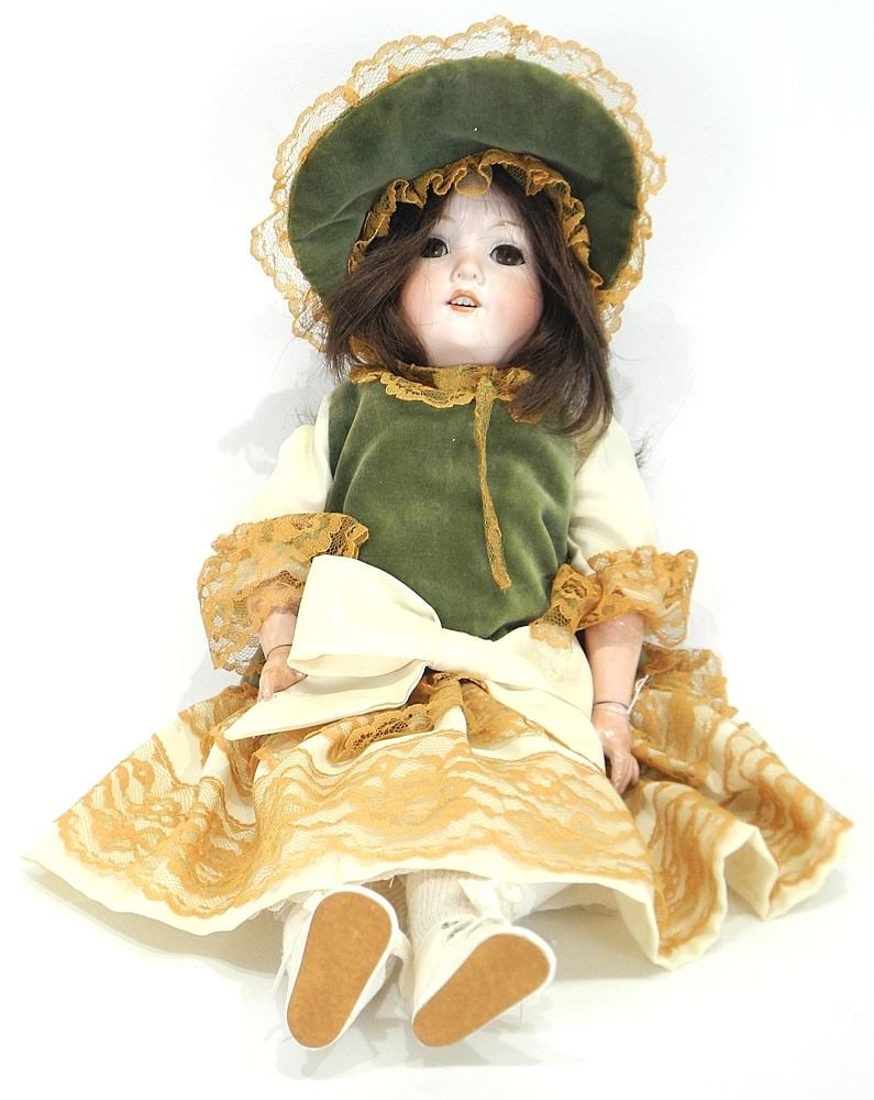 Armand Marseille Porcelain Head Doll , 390A3M, 20"h, Composition Body. (1 of 3)
