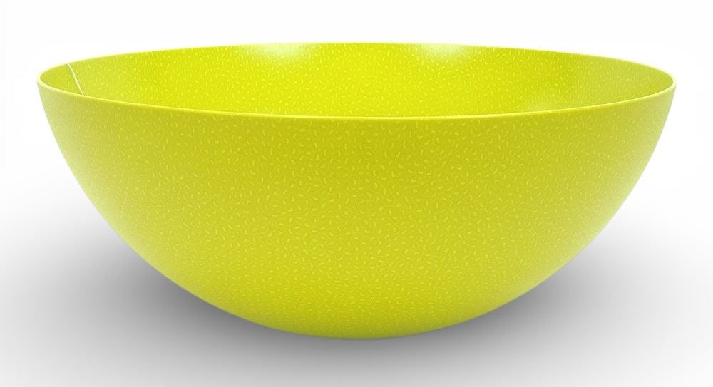 Fused and Slumped Glass Bowl Signed M. Munsen, 14 7/8". (1 of 4)