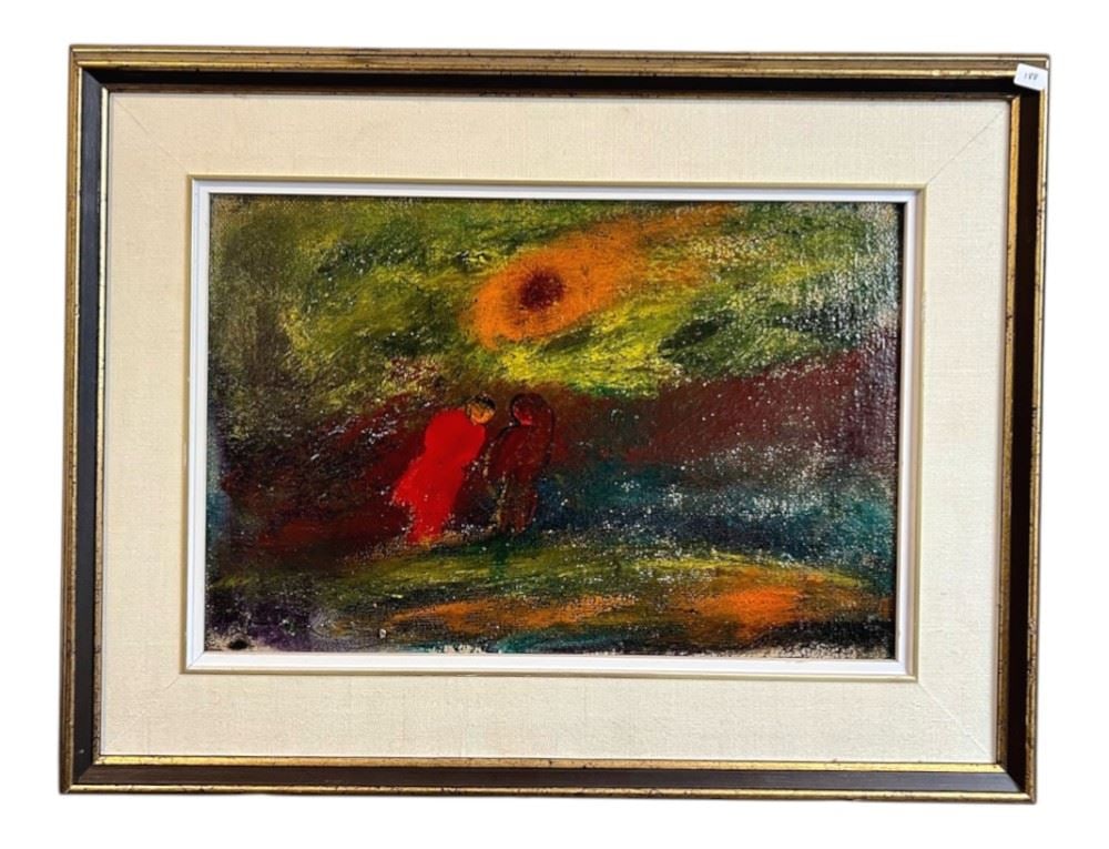Oil on Panel signed H.H. Elliotte 1956 Verso, 12 x 18", "1956". (1 of 2)