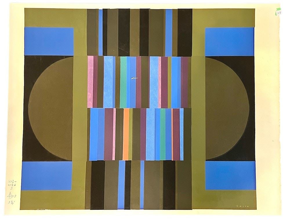 Silkscreen signed Smith (Gordon Appelbe) in Plate, 19 x 22". (1 of 1)