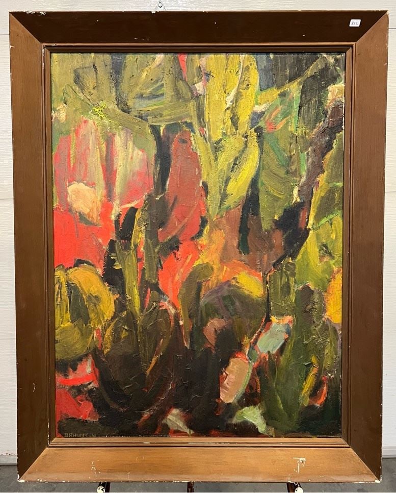 Oil on Canvas signed D.A. Hunt '61, 32 x 24", "Borodin". (1 of 2)