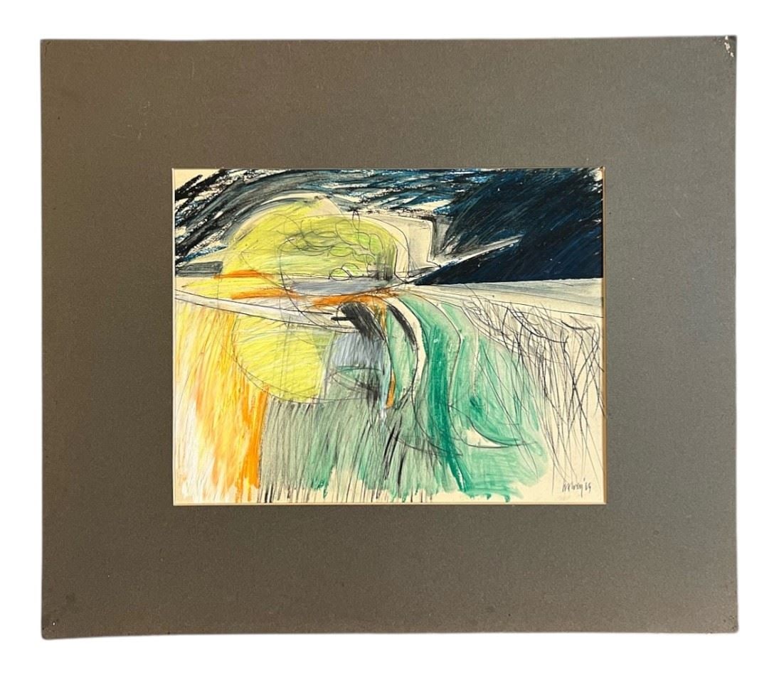 Watercolour signed Harvey '65, 10 1/4 x 13 1/4", Untitled. (1 of 2)