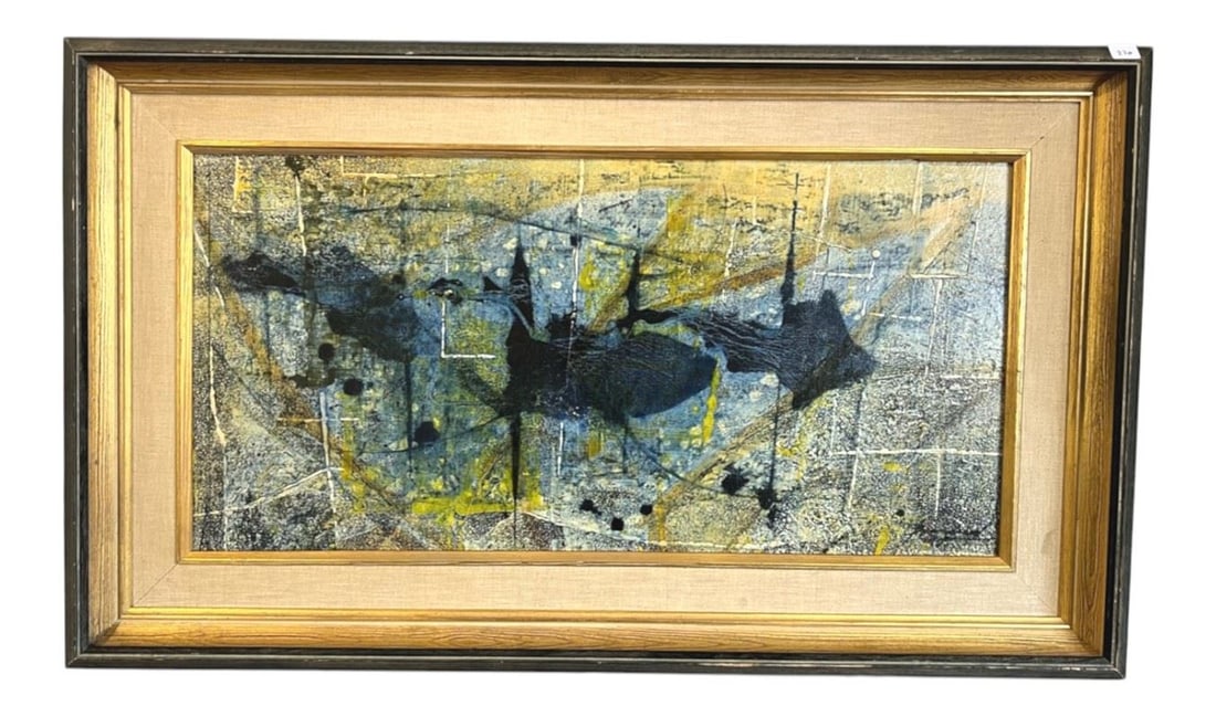 Oil on Board signed Beaugeard (Bruce), 11 1/2 x 23 1/2", "Sussex". (1 of 2)