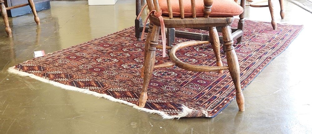 Antique Bokhara Rug Approximately 4'4" x 6'9".: Antique Bokhara Rug Approximately 4'4" x 6'9".