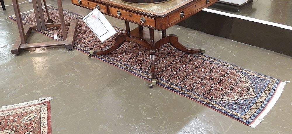 Ardabil Hand Knotted Runner Approximately 2'5" x 12'7". (1 of 4)