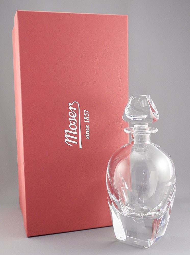Moser 750ml Bar Decanter with Original Box.: Moser 750ml Bar Decanter with Original Box.
