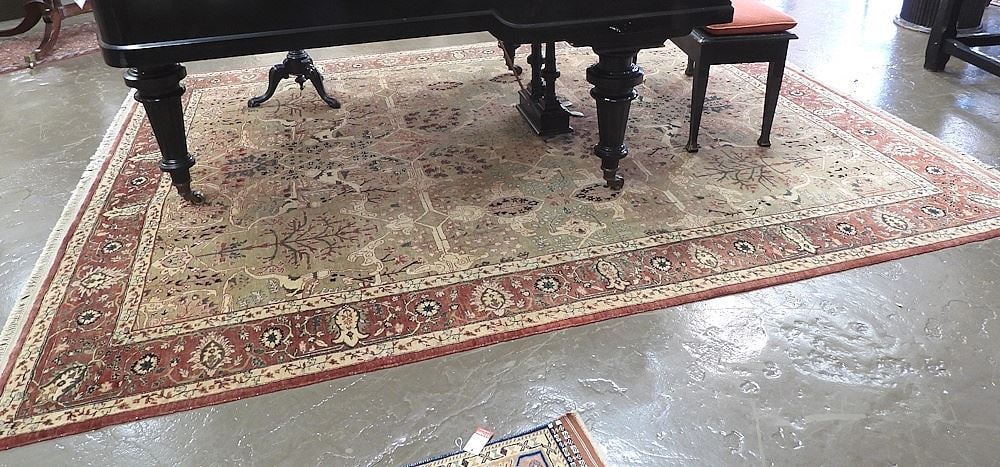 Contemporary Wool Carpet Approximately 8'2" x 10'11". (1 of 8)