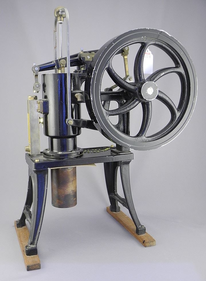 Rider-Ericsson Eng. Co. Model Steam Engine, 18 7/8 x 13 3/4 x 5 3/4". (1 of 3)