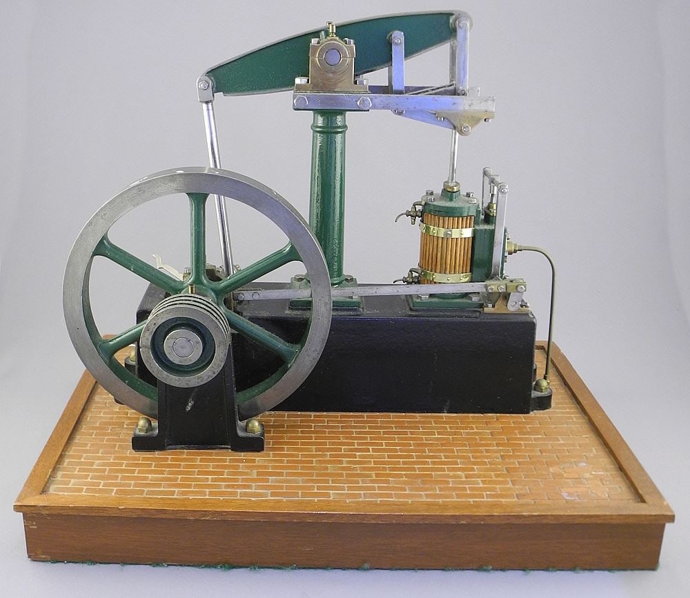 Stuart Model Steam Engine, 12 x 15 5/8 x 10 3/8". (1 of 4)