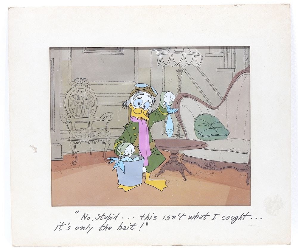 Disney Animation Cel "Ludwig Von Drake" 1961, 8 x 9 3/4".: Disney Animation Cel "Ludwig Von Drake" 1961, 8 x 9 3/4".