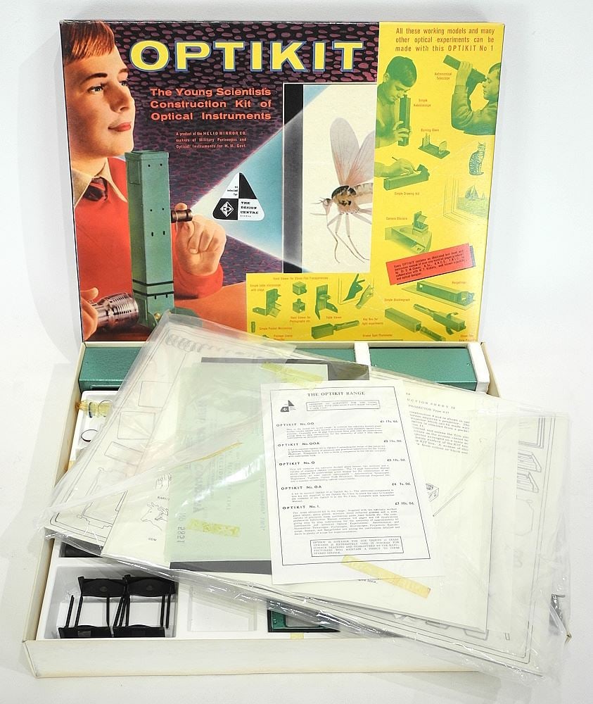 Helio Mirror Co. "Optik No.1", Very Good Condition/Design Centre London, 15 3/8"w.: Helio Mirror Co. "Optik No.1", Very Good Condition/Design Centre London, 15 3/8"w.
