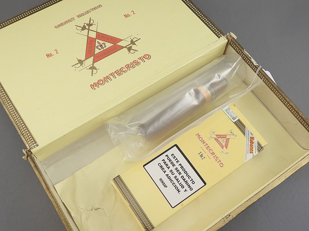 Montecristo Cohiba with Two Boxes, 10 3/4"w. (1 of 2)