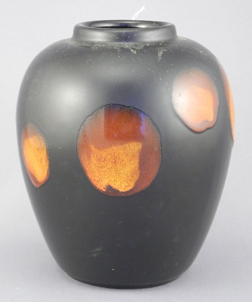 Poole Pottery "Galaxy" Vase, 6 1/8"h: Poole Pottery "Galaxy" Vase, 6 1/8"h
