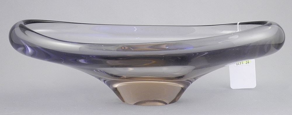 Holmegaard "Selandia" Bowl, PerLutkend, 11 3/4"L. (1 of 3)