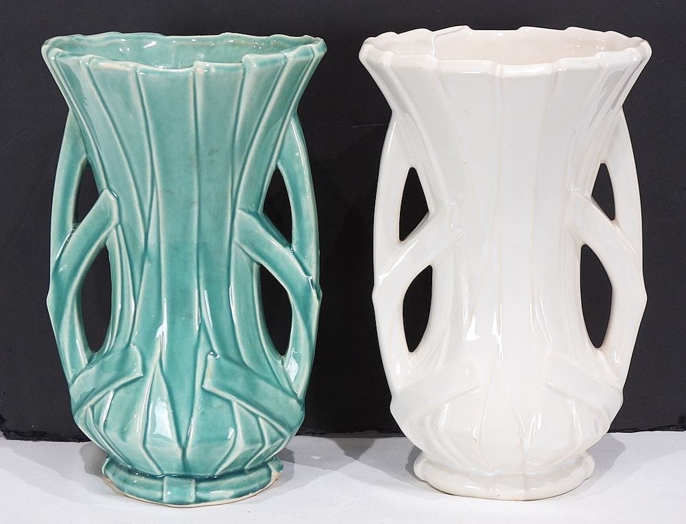 Two McCoy Vases, 12"h. (1 of 3)