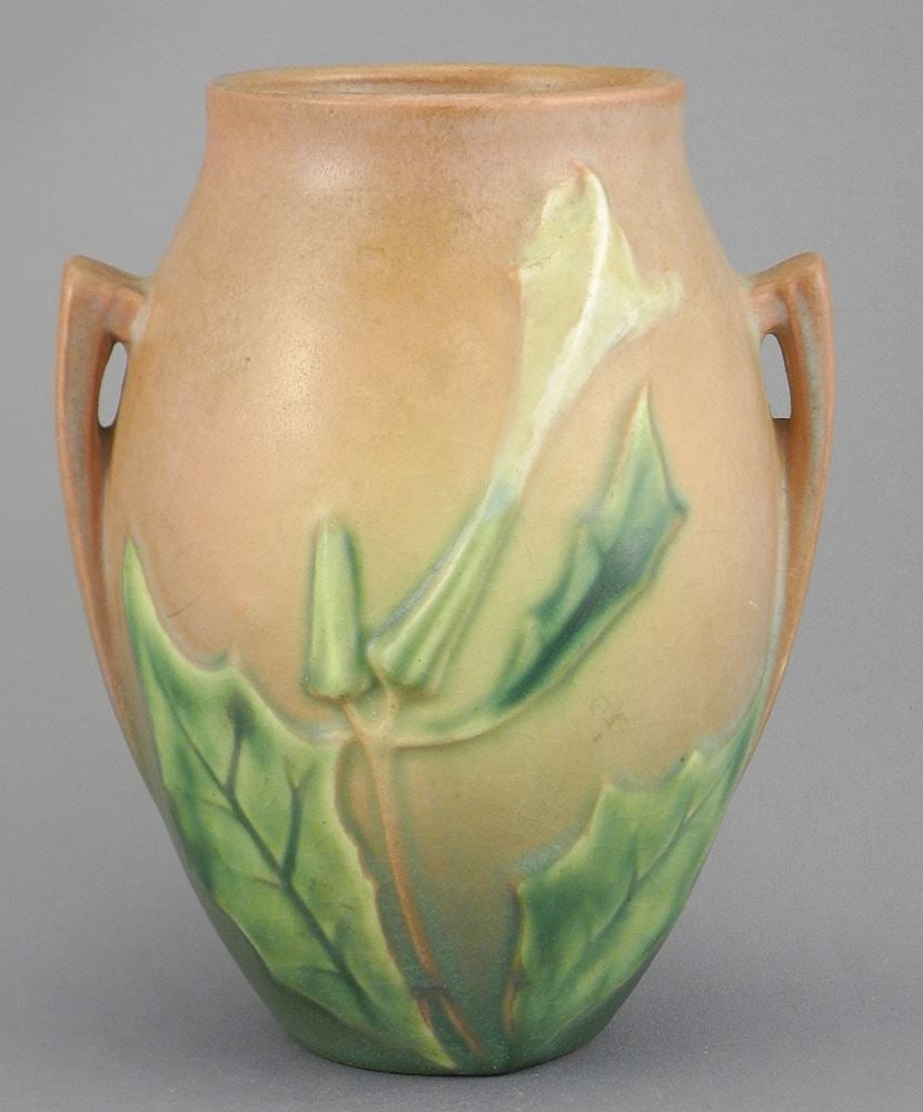 Roseville "Thornapple" Vase, 6 1/4"h: Roseville "Thornapple" Vase, 6 1/4"h