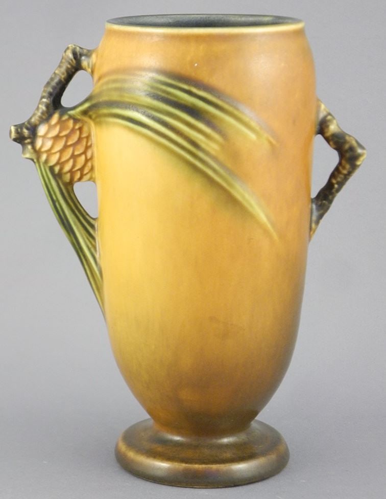 Roseville "Pine Cone", 6"h.: Roseville "Pine Cone", 6"h.