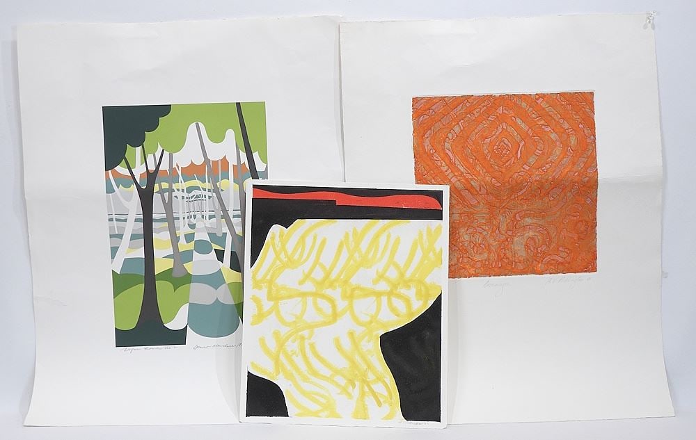 Three Unframed Prints: H.V. Piddington/G. Marshall/Unidentified, Largest 25 1/2 x 19 3/4" (: Three Unframed Prints: H.V. Piddington/G. Marshall/Unidentified, Largest 25 1/2 x 19 3/4" (