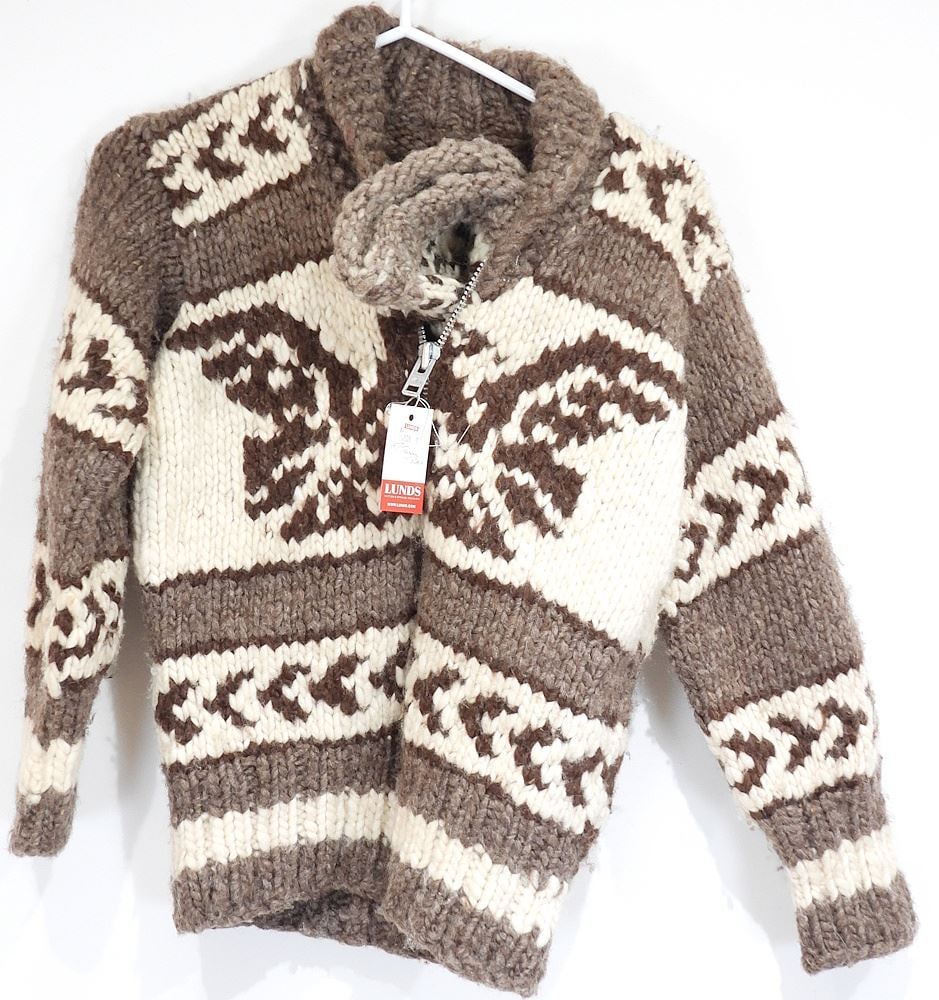 Vintage Youth Cowichan Sweater & Toque. (1 of 3)