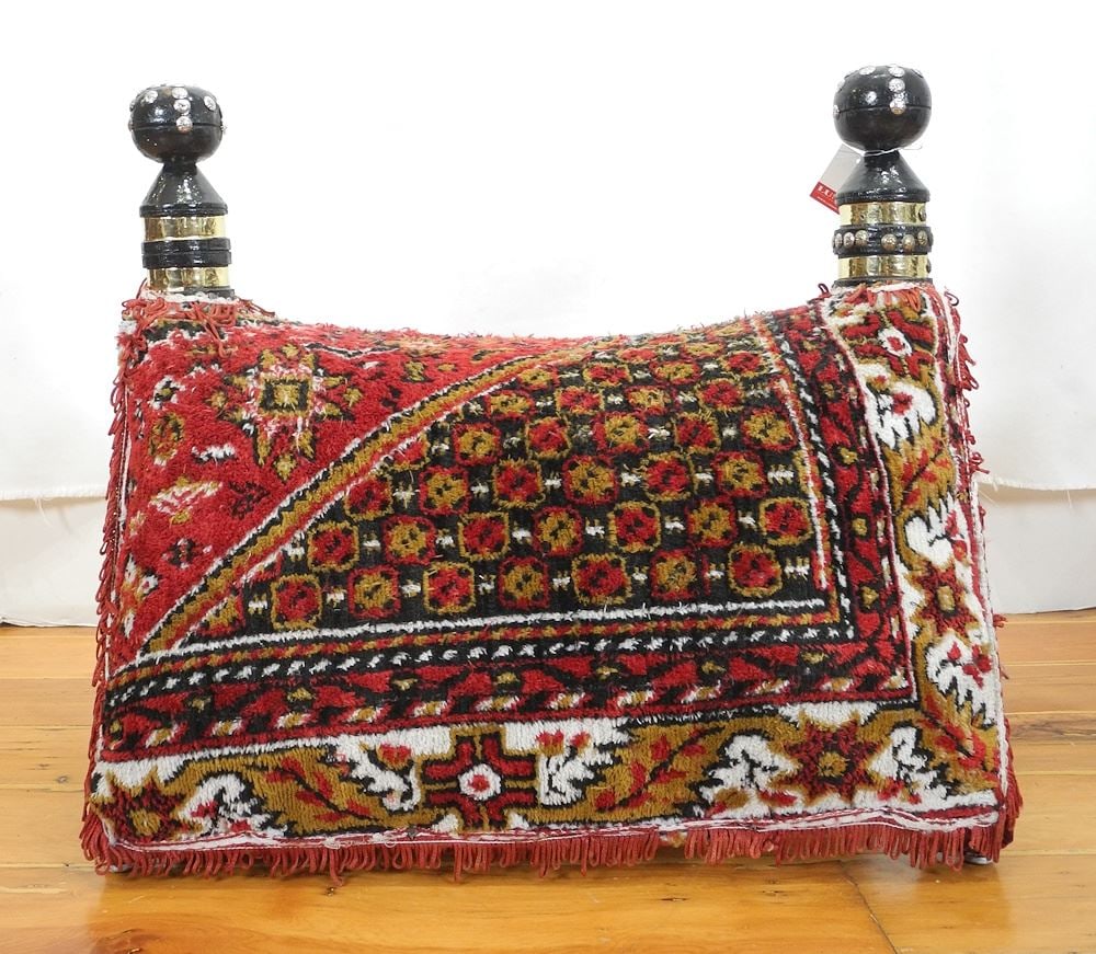 Afghan Camel Saddle, Acquired Kabul 2009, 20 x 23 x 18". (1 of 4)