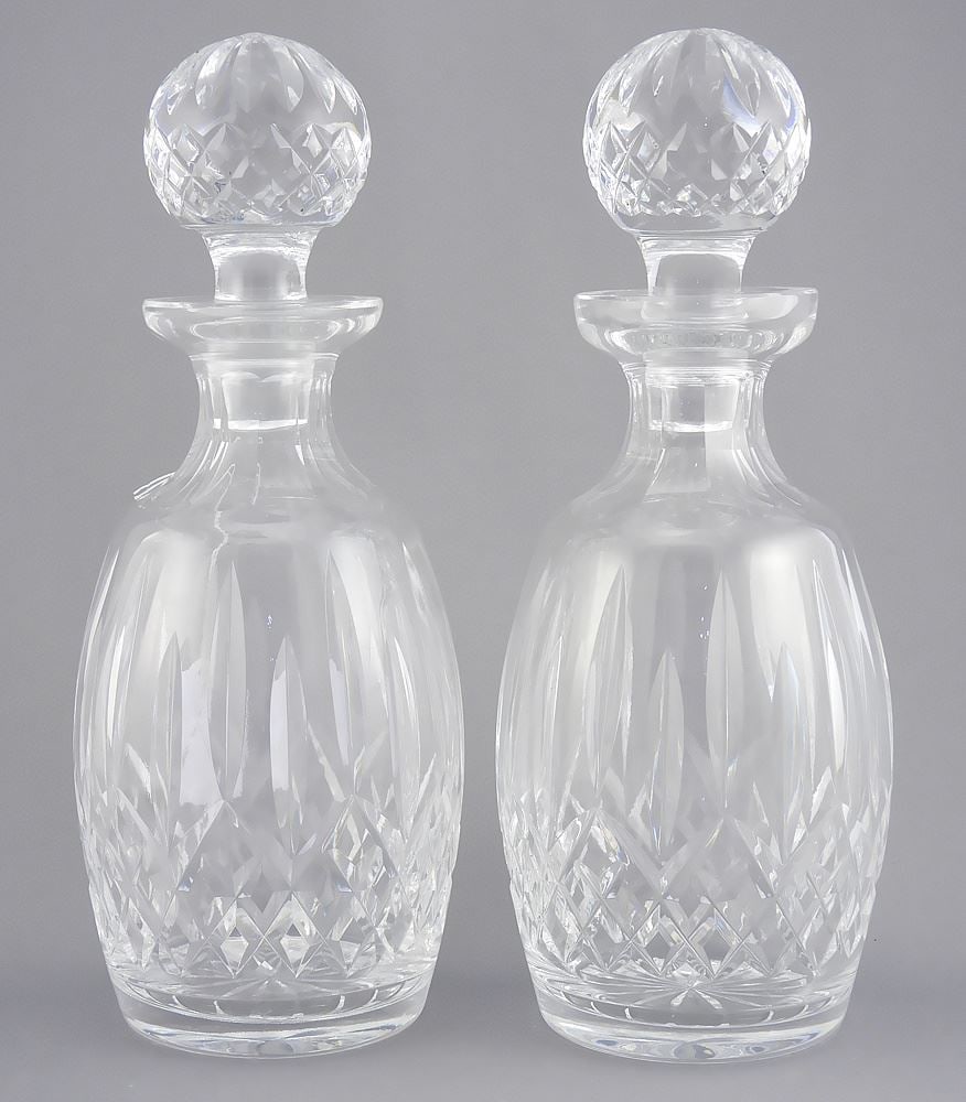 Pair of Waterford Lismore Decanters, 10 1/2"h. (1 of 2)