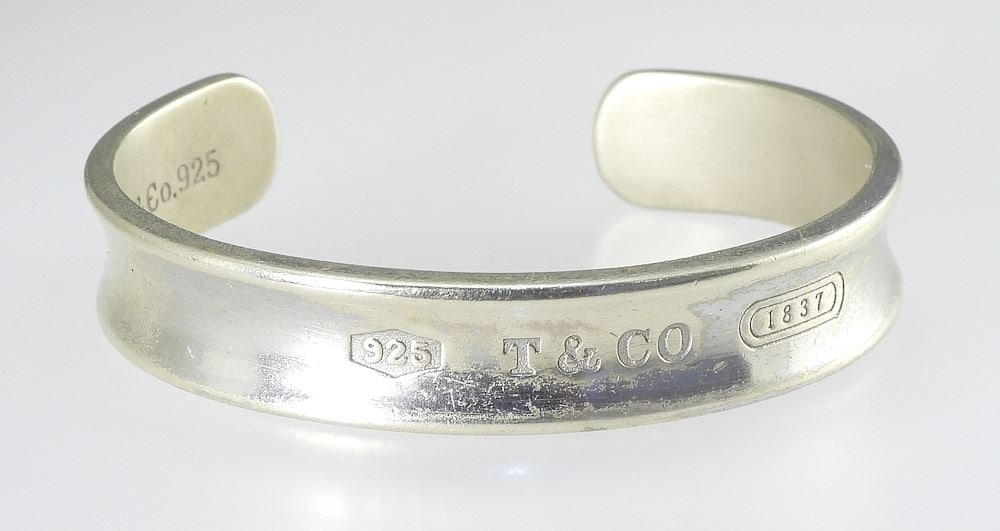 Tiffany & Co. Sterling Silver (marked 925) Bracelet, Acquired Maui 2 1/2"w, 29.5g. (1 of 5)