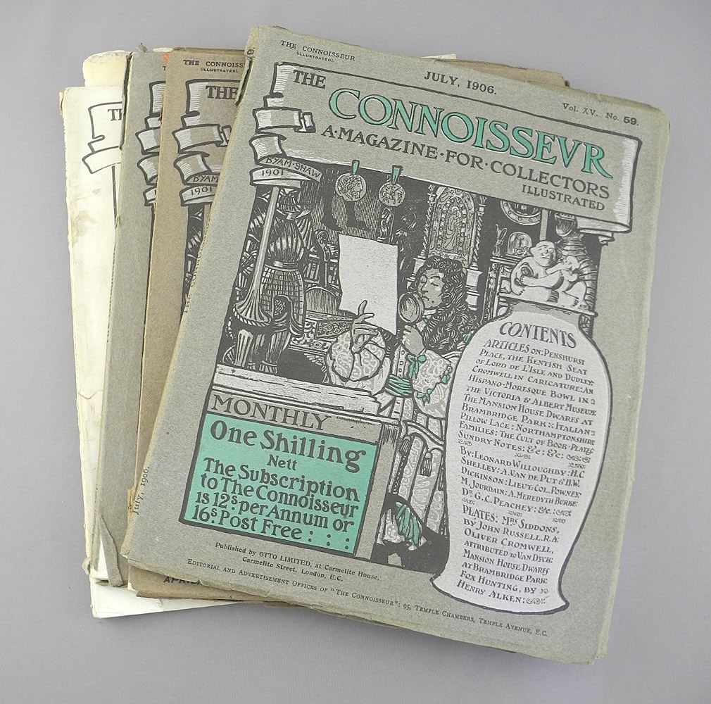 Collection of Connoisseur Magazines, C.1906-1922.: Collection of Connoisseur Magazines, C.1906-1922.