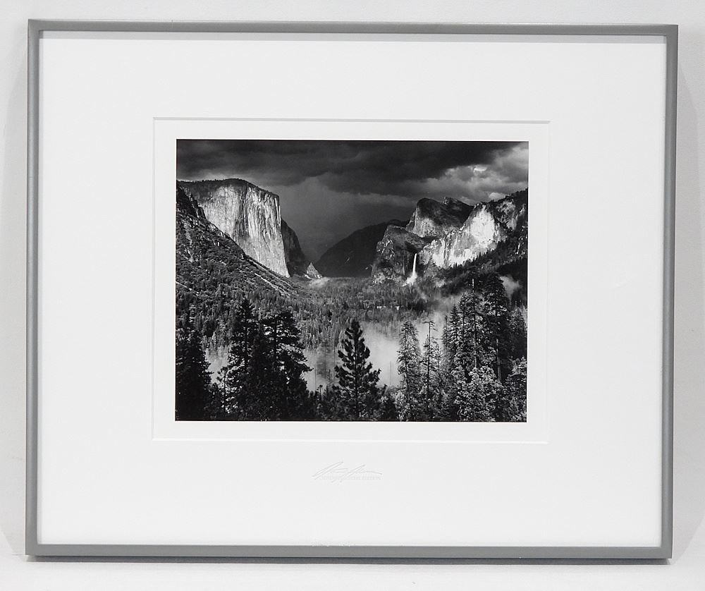 Ansel Adams Gallery Special Edition Print "Thunderstorm Yosemite Valley" (1 of 3)