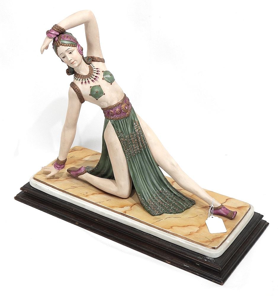Mario Pegoraro/Ester Bassano Porcellana Capodimonte Figure, 17 3/4 x 15 1/2" (missing (1 of 4)
