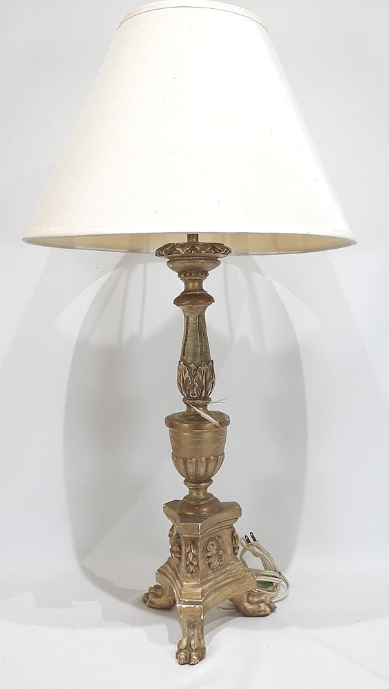 Cast Composition Table Lamp, TH 35". - 2