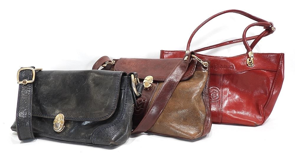 Three Marino Orlandi Handbags, 12 - 14 1/2"L. (1 of 5)