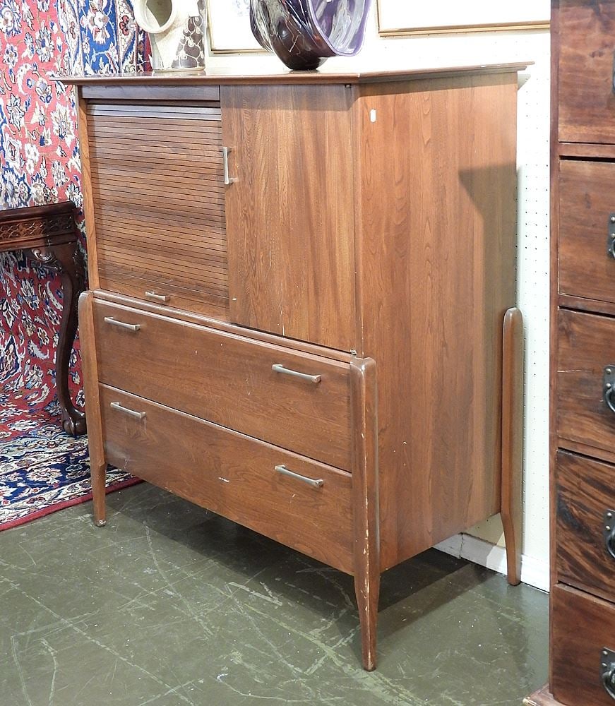 Vilas Elm Wood Batchelor's Chest, 45 3/4"h. (1 of 3)